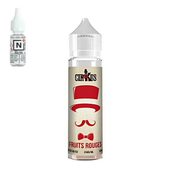 E-LIQUIDE FRUITS ROUGE - CIRKUS (50 ml, 3 mg/ml, 50/50) - Photo 1