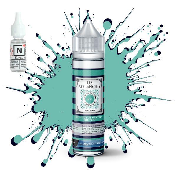 E-LIQUIDE MENTHE FRAICHE N°12 (80 ml, Kit 3 mg/ml, 30/70) - Photo 1