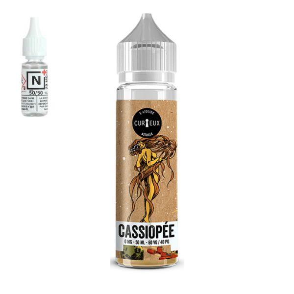 E-LIQUIDE CASSIOPEE - CURIEUX (50 ml, 3 mg/ml, 40/60) - Photo 1