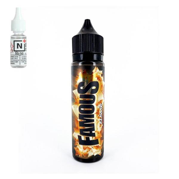 E-LIQUIDE FAMOUS (50 ml, 3 mg/ml, 50/50) - Photo 1