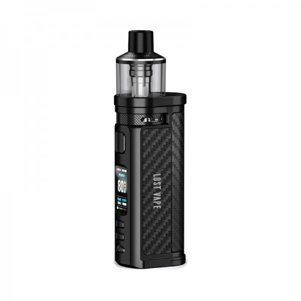 KIT CENTAURUS Q80 - LOST VAPE (Black/Carbon Fiber) - Photo 1