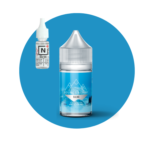 E-LIQUIDE BALME (30 ml, Kit 3 mg/ml, 50/50) - Photo 1