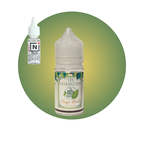 E-LIQUIDE CLASSIC BLOND VG (30 ml, Kit 3 mg/ml, 50/50) - Photo 1