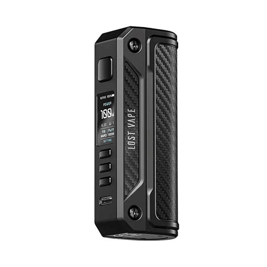 BOX THELEMA SOLO - LOST VAPE (Black/Carbon Fiber) - Photo 1