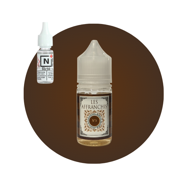 E-LIQUIDE CLASSIC BRUN N°3 (30 ml, Kit 3 mg/ml, 50/50) - Photo 1