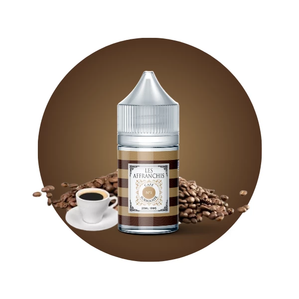 E-LIQUIDE CAFE N°1 (30 ml, 0 mg/ml, 50/50) - Photo 1