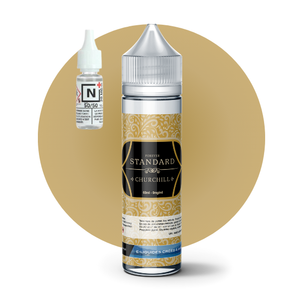 E-LIQUIDE CHURCHILL (80 ml, 3 mg/ml, 30/70) - Photo 1