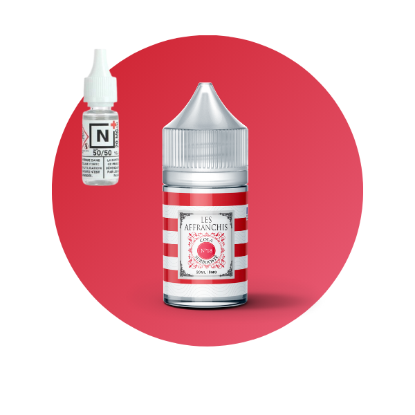 E-LIQUIDE COLA N°18 (30 ml, Kit 3 mg/ml, 50/50) - Photo 1