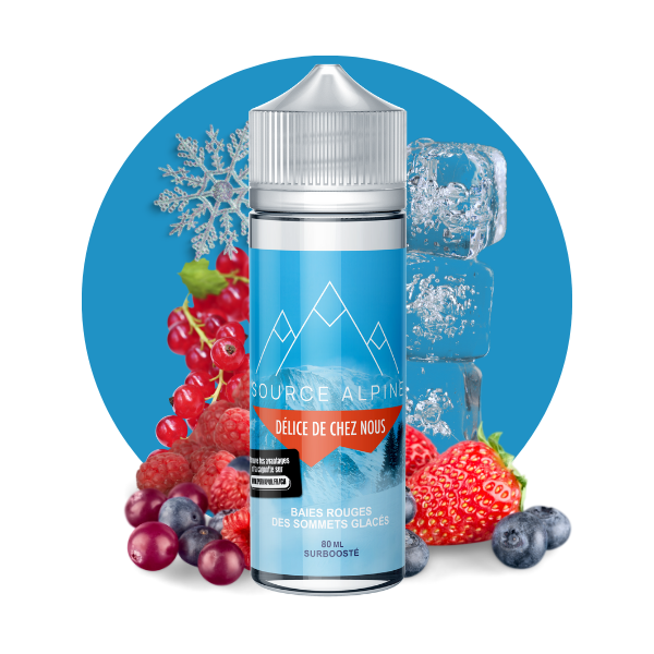 E-LIQUIDE DELICE DE CHEZ NOUS (80 ml, 0 mg/ml, 30/70) - Photo 1