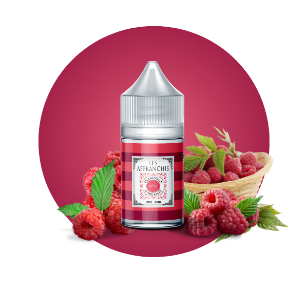 E-LIQUIDE FRAMBOISE N°11 (30 ml, 0 mg/ml, 50/50) - Photo 1