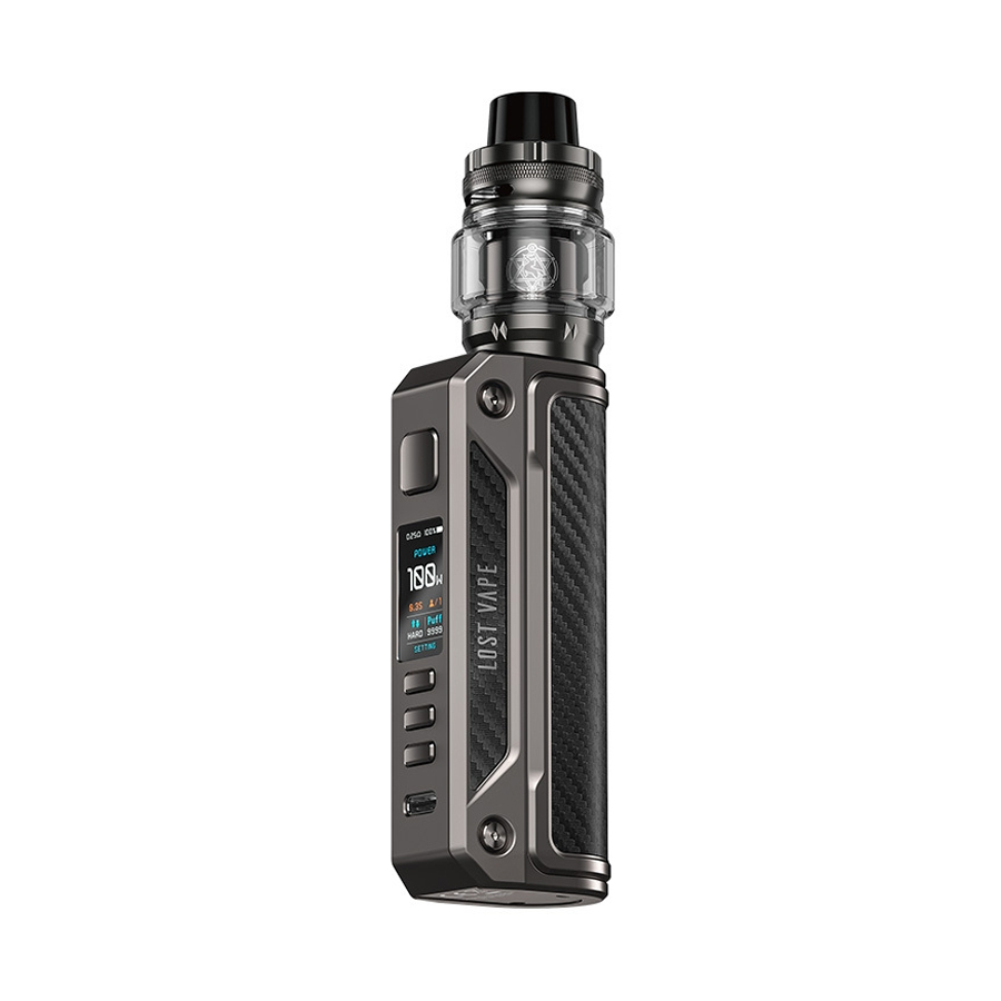 KIT THELEMA SOLO - LOST VAPE (Stainless Steel/Carbon Fiber) - Photo 1