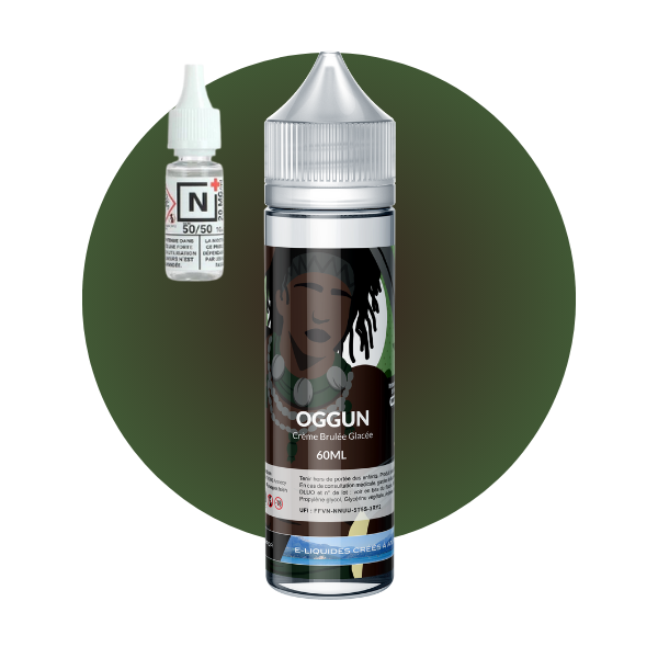 E-LIQUIDE OGGUN (80 ml, 3 mg/ml, 30/70) - Photo 1