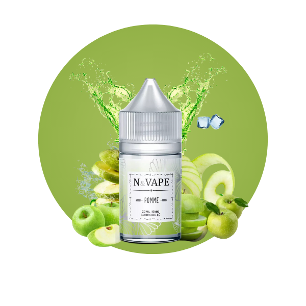 E-LIQUIDE POMME (30 ml, 0 mg/ml, 50/50) - Photo 1