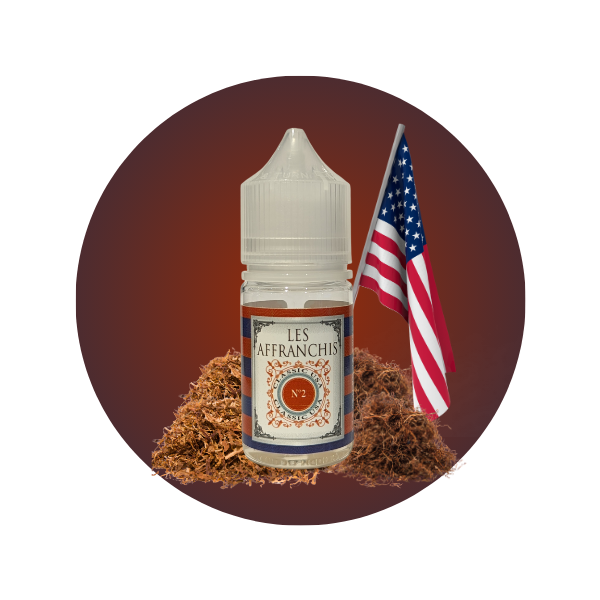 E-LIQUIDE CLASSIC USA N°2 (30 ml, 0 mg/ml, 50/50) - Photo 1