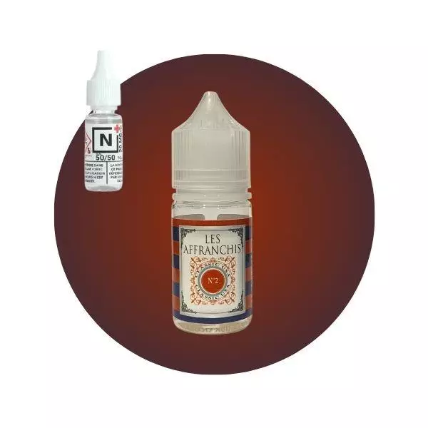 E-LIQUIDE CLASSIC USA N°2 (30 ml, Kit 3 mg/ml, 50/50) - Photo 1