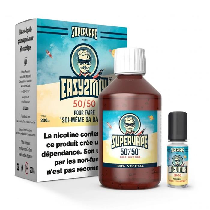 KIT BASE EASY 2 MIX 50/50  (200ML) (6 mg/ml, 50/50) - Photo 1