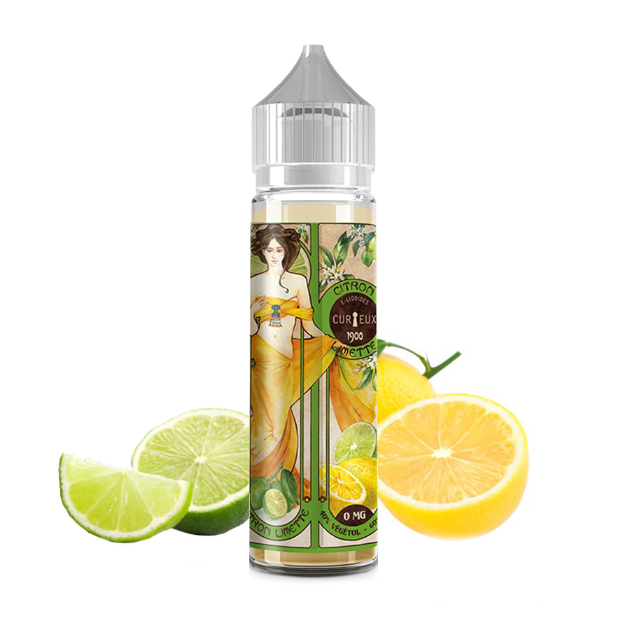 E-LIQUIDE CITRON LIMETTE VEGETOL - CURIEUX