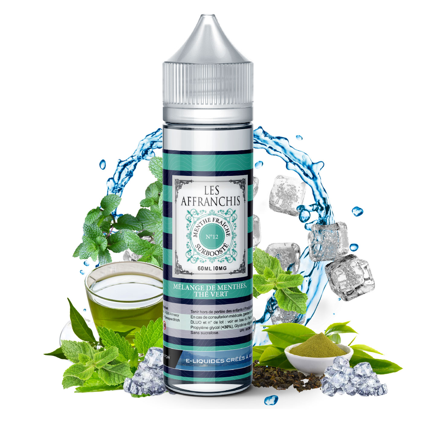 E-LIQUIDE MENTHE FRAICHE N°12